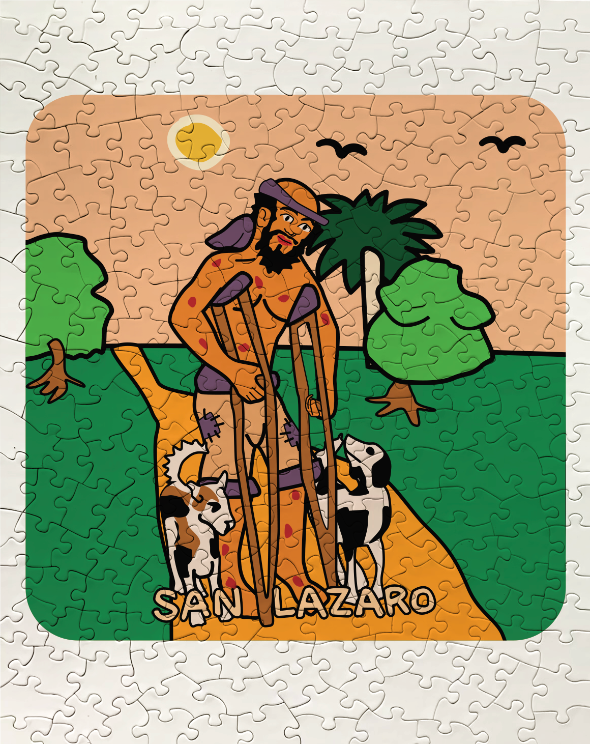 San Lazaro, The Protector, The Healer Puzzle