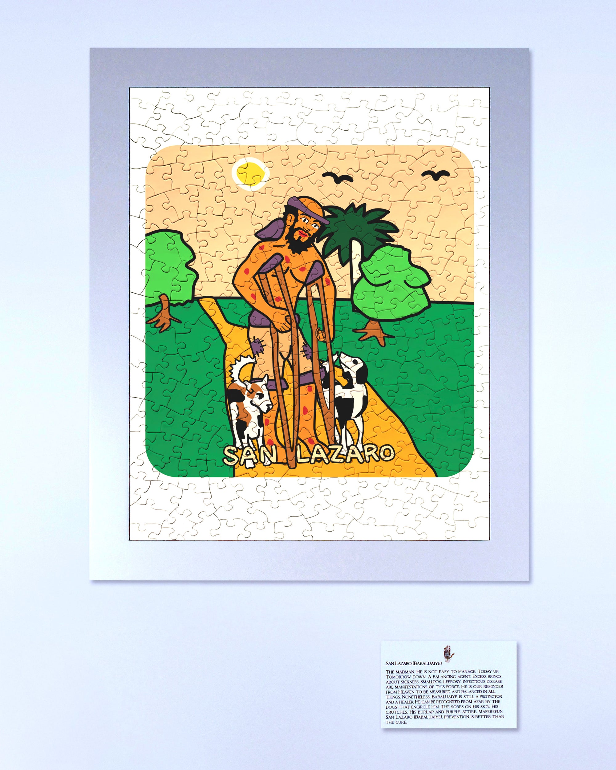San Lazaro Puzzle + Framing Kit